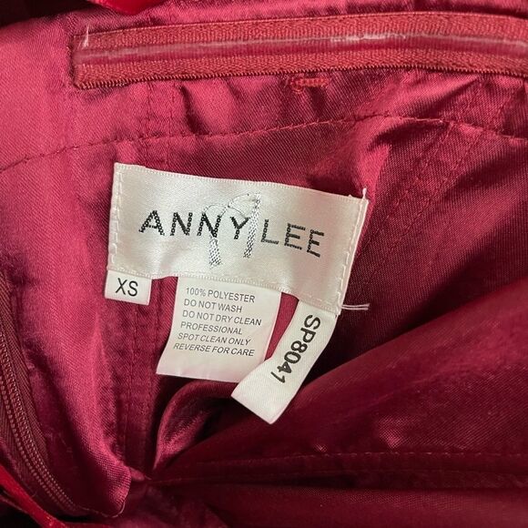 Any Lee Short Red Prom Dress With Pockets - Picture 3 of 10